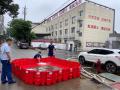 Précipitations mobiles Inondation Stop Barrières de la route de l&#39;eau