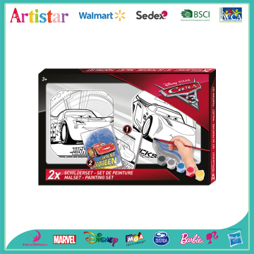 DISNEY&PIXAR CARS canvas coloring set