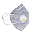 Maschera facciale piegata KN95 con valvola respiratoria