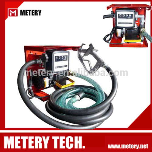 Electronic fuel transfer pump metering