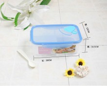 plastic lunch box with dividers food storage container