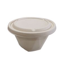 Disposable Biodegradable Sugarcane Fiber 1000ml Soup Bowl