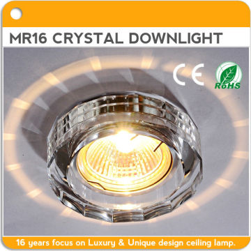 7w Crystal Acrylics LED Ceiling Lamp square Downlight Spot light