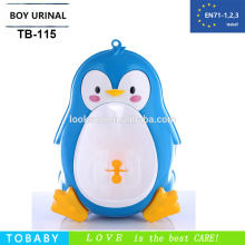 Adjustable baby potty for little boys 2016 cute penguin urinal