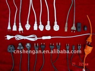 European style table lamps power cables