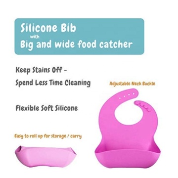 3 Pieces Silicone Baby Tableware Feeding Set