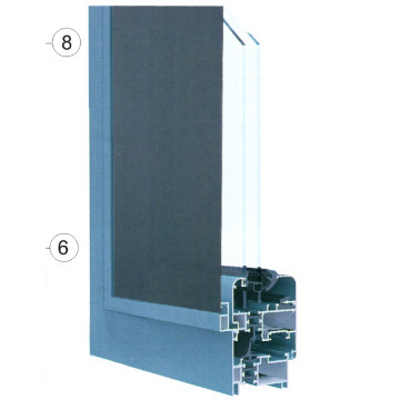 6000 series aluminium profil extrudering för termisk paus windows