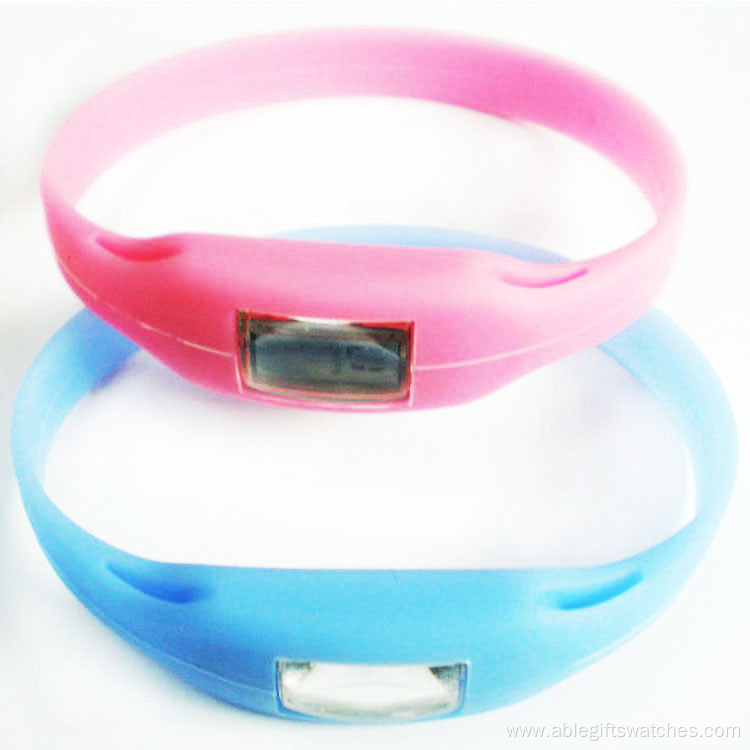 Sports Anion Bracelet Jelly Wrist Watch