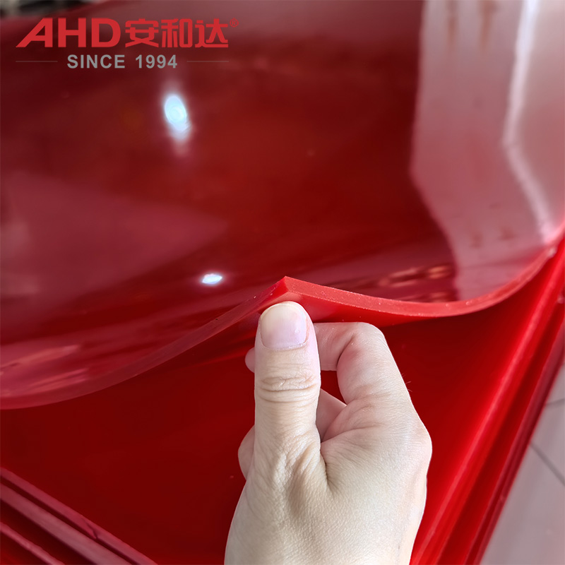 Износостойкие красные гибкие ПУ доски Wear Resistant Red Flexible PU Boards
