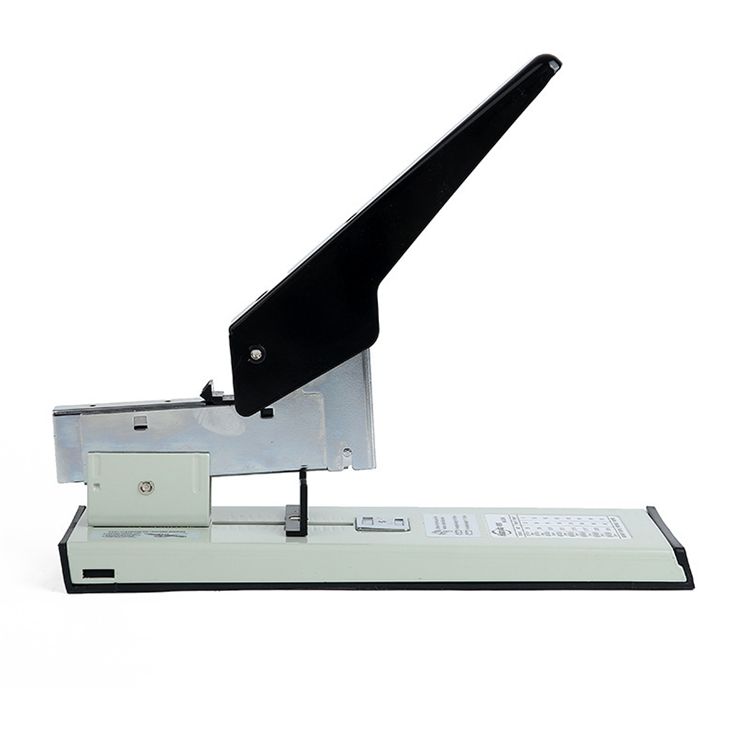 Black Metal Factory Supplier Standard Office Book Binding Heavy Stapler Machine