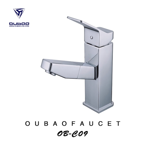 ห้องน้ำแกรนด์สุดหรู Pull Out Faucet Faucet แตะ