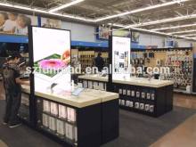 New Fashion Decorative Mobile Phone Shop Interior Design with Display Cabinets