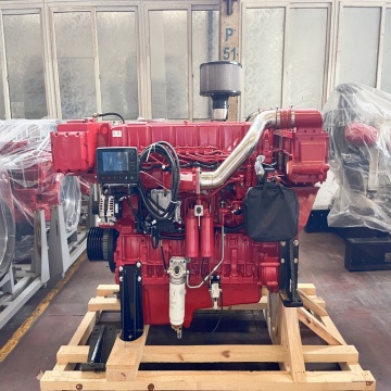 Marine diesel engine assembly
