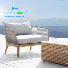 Teak Wood Modern Outdoor Lounge Sofa - Quality Garden Patio Furniture