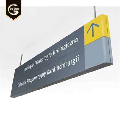 Terminal del aeropuerto Uso LED Way Finding Project Signs