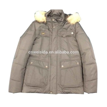 2016 fur hooded mens jacket