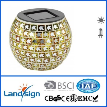 Cixi landsign glass mosaic solar lamp XLTD-513