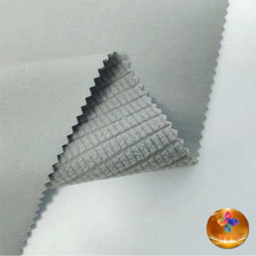 Bonded Fabric Checked Softshell with Design