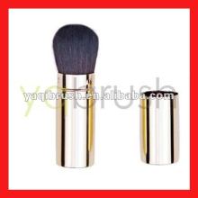 Refillable powder brush