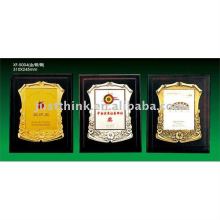 Customized Engraved Metal Award Plaque FZ-HG-XF5004