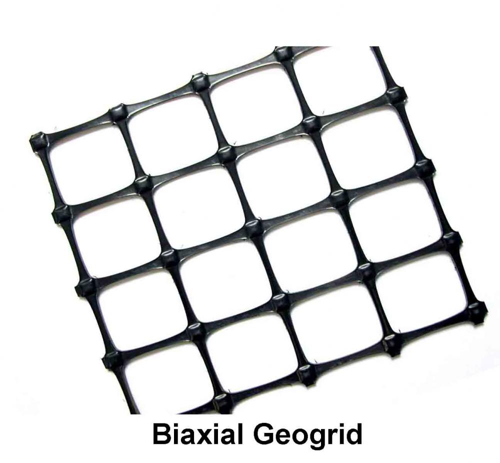 Exturded PP Biaxial Geogrid