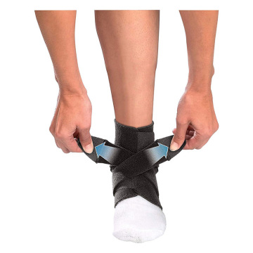 Correia de suporte de tornozelo elástico ajustável no tendão de Aquiles