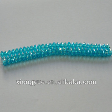 Wholesale acqua crystal jewelry rondelles