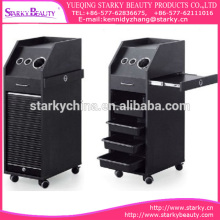 manicure pedicure trolley carts with wheels used nail salon equipment