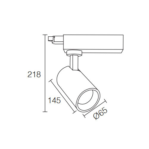 LEDER Energy Star White 20W LED Track Light