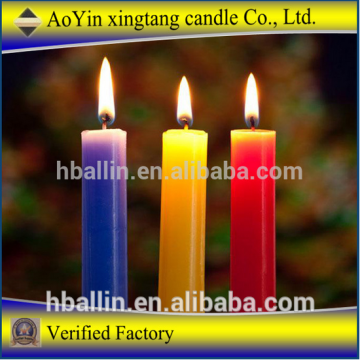 cheap color candles/white household candles/small candles