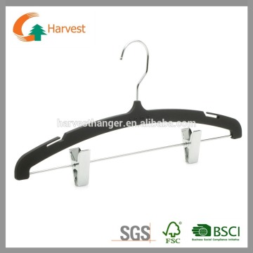 Black finish pants hangers plastic hangers