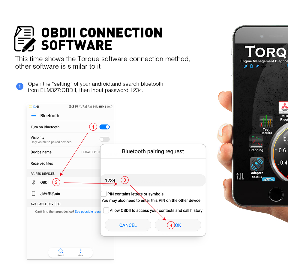 Super Mini OBD2 Auto Code Scanner Elm327 OBD2 V1.5 Elm 327 V 1.5 OBD 2 Elm-327 OBDII Adapter Car Diagnostic Tool