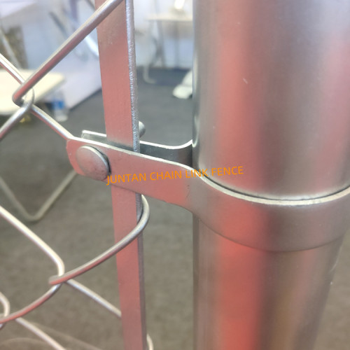 8 gauge galvanized chainlink fence top razor wire