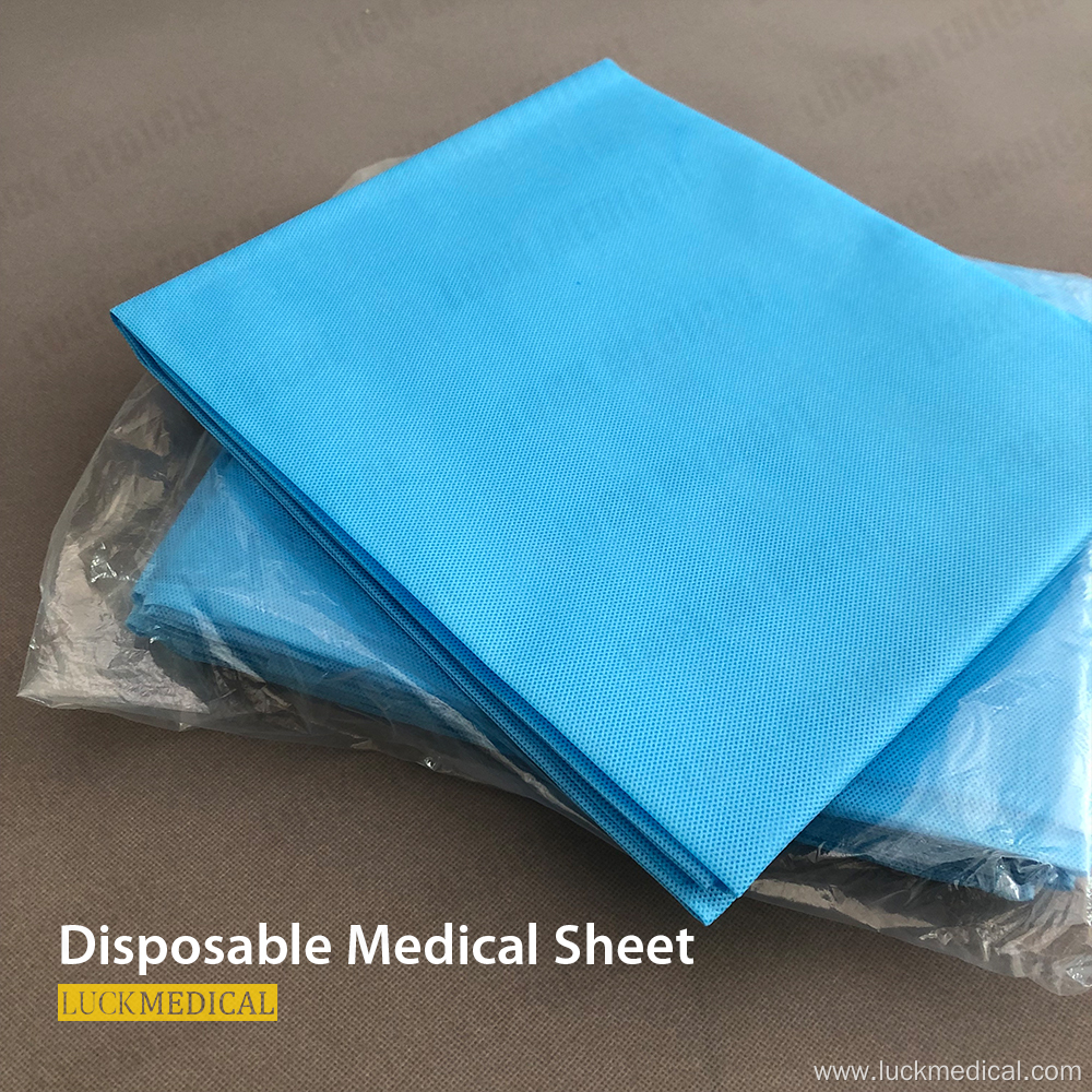 Medical Use Non-Woven Stretcher Blue Sheet