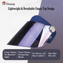 Ventilated Open-Top Sun Visor for Daily Use