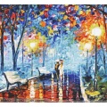 Colorful Glass Mosaic Art Poetry Oil Painting Mural