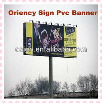 Digital printing frontlit banner