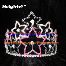 4in Heart Crystal Pageant Crowns