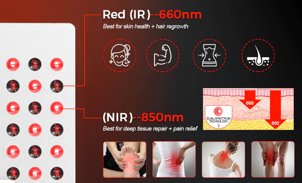 infrared red light therapy device