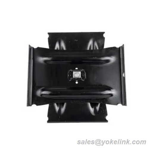 Anclaje de placa transversal negro o galvanizado