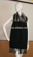 Top quality dyed Rex rabbit shawl