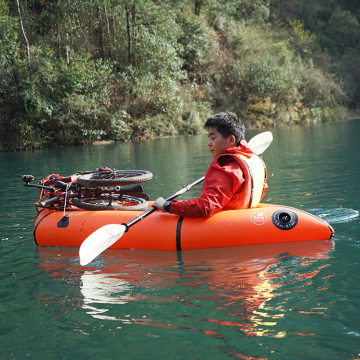 Inflatable TPU Lightweight Pack Raft for Rafting, Kayaking, and Canoeing with Carry Bag