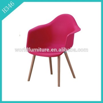 new design high quality pink plastic chair