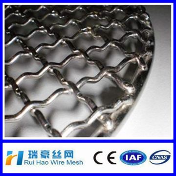 crimped wire mesh used as barbecue grill /,barbecue crimped wire mesh,galvanized barbecue wire mesh