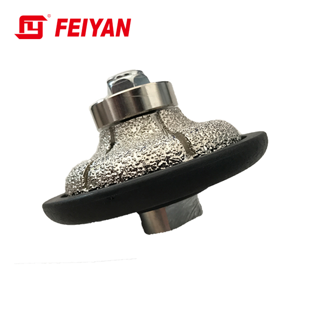 Vacuum Brazed Hand Profile Bits Grinding Wheels for Stone Profiling wheels masonic working tools counter top slab profile