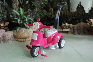 Red Push & Pedal Ride On Tricycle