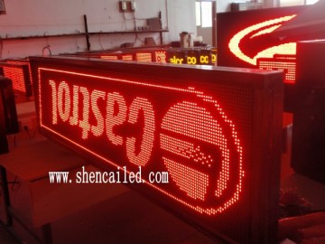 p10 running message text led display board