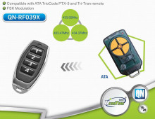 ATA Trio Code Ptx-5 and Tri-Tran Rolling Code Remote