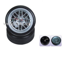 Fashion Modern Tire Shape Design Desk Clock