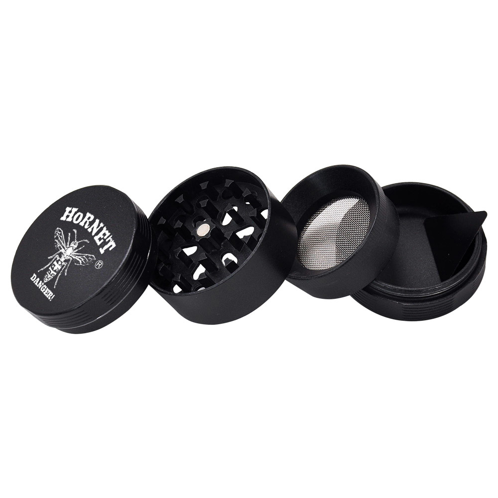 50mm 2.5 inches 4 layer custom logo non-stick aluminum ceramic coated herb grinder